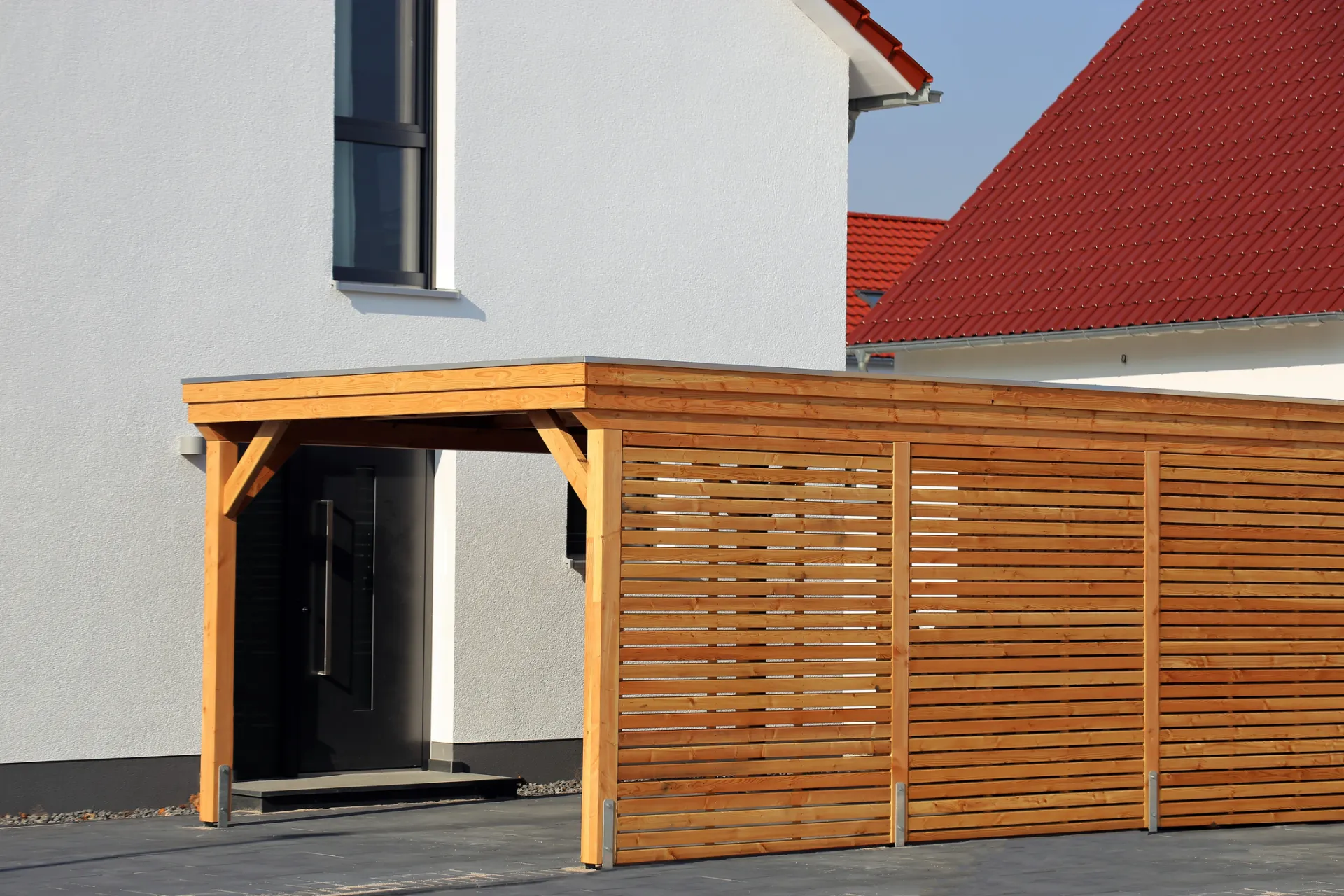 Carport en bois